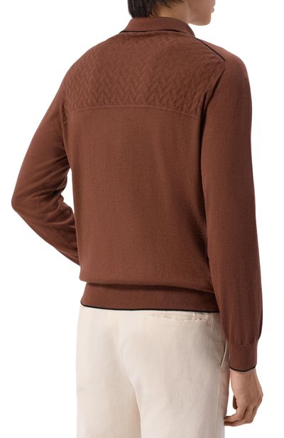 Поло из шерсти и кашемира STEFANO RICCI, арт. K606438P30/F26324_001, фот о 4