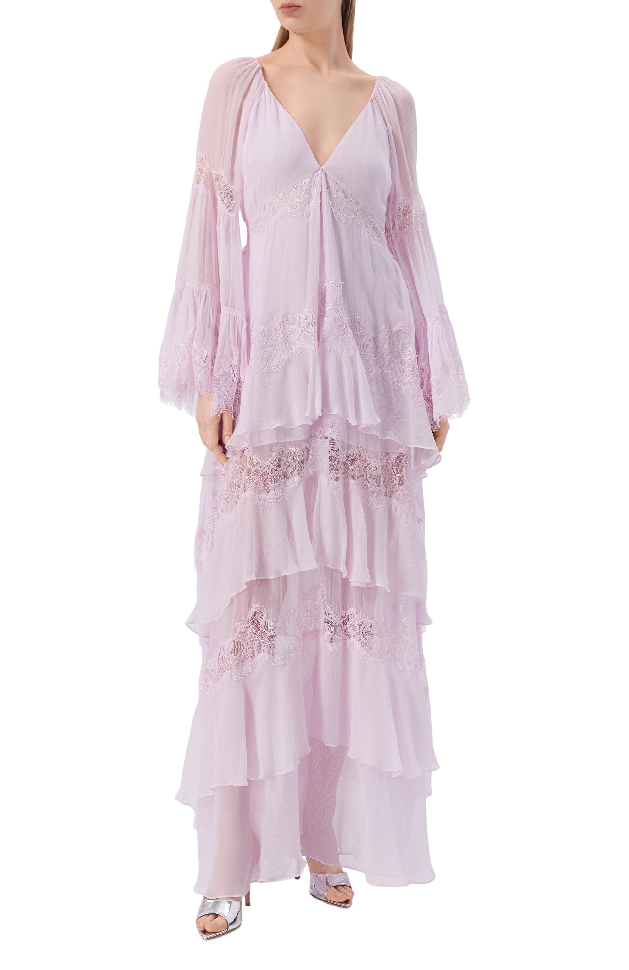 Шелковое платье LOVE SHACK FANCY, арт. D2993-3012, фото 2