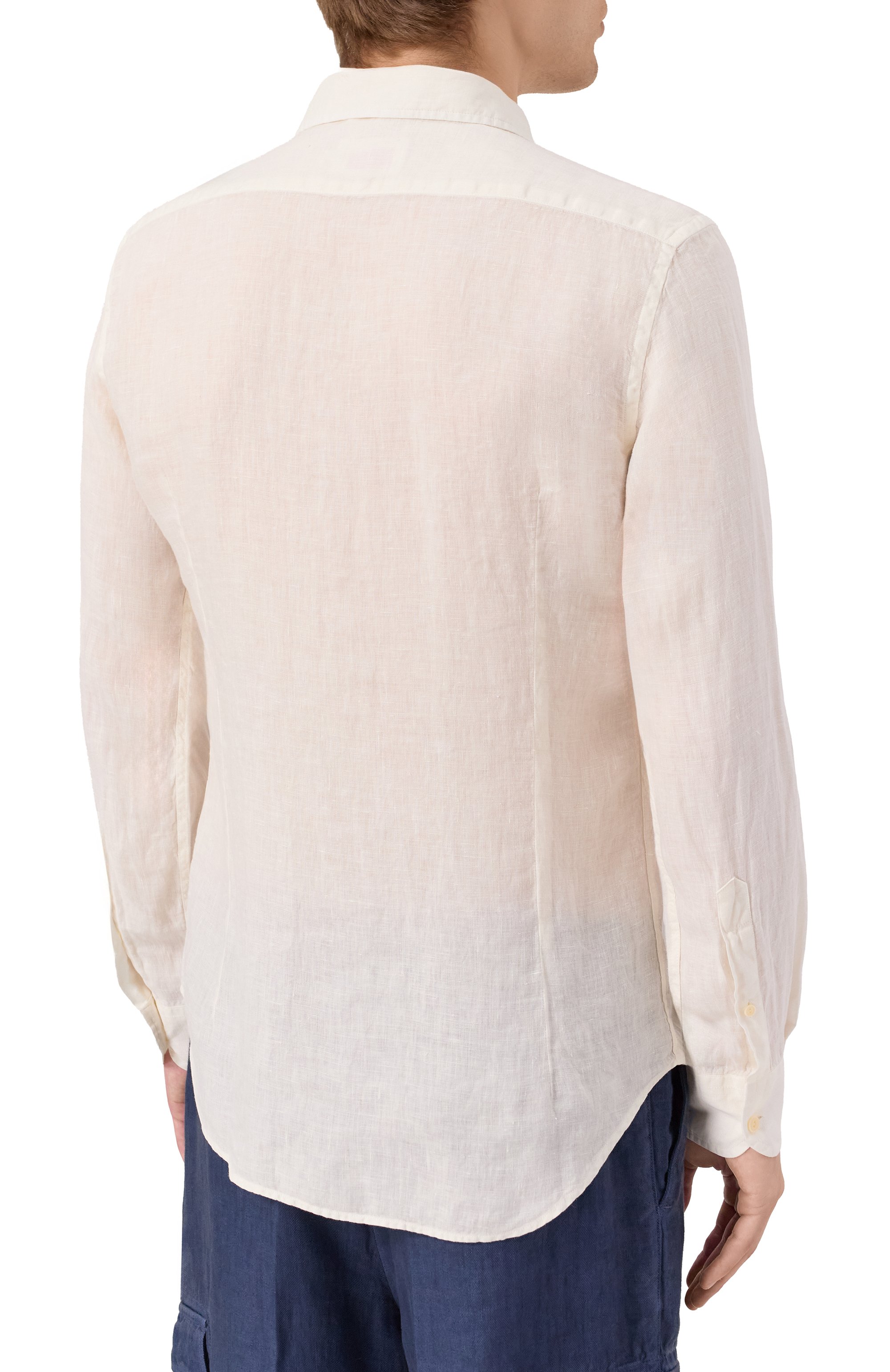 Льняная рубашка MC2 SAINT BARTH, арт. STBM CUBA/01033H, фото 4