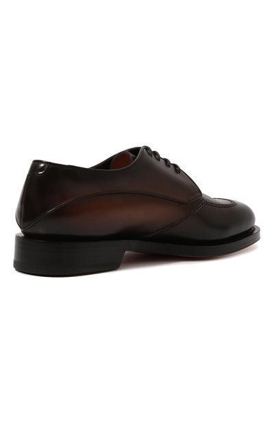 Кожаные дерби SANTONI, арт. MCCG18554MD3HSC2T50, фото 5