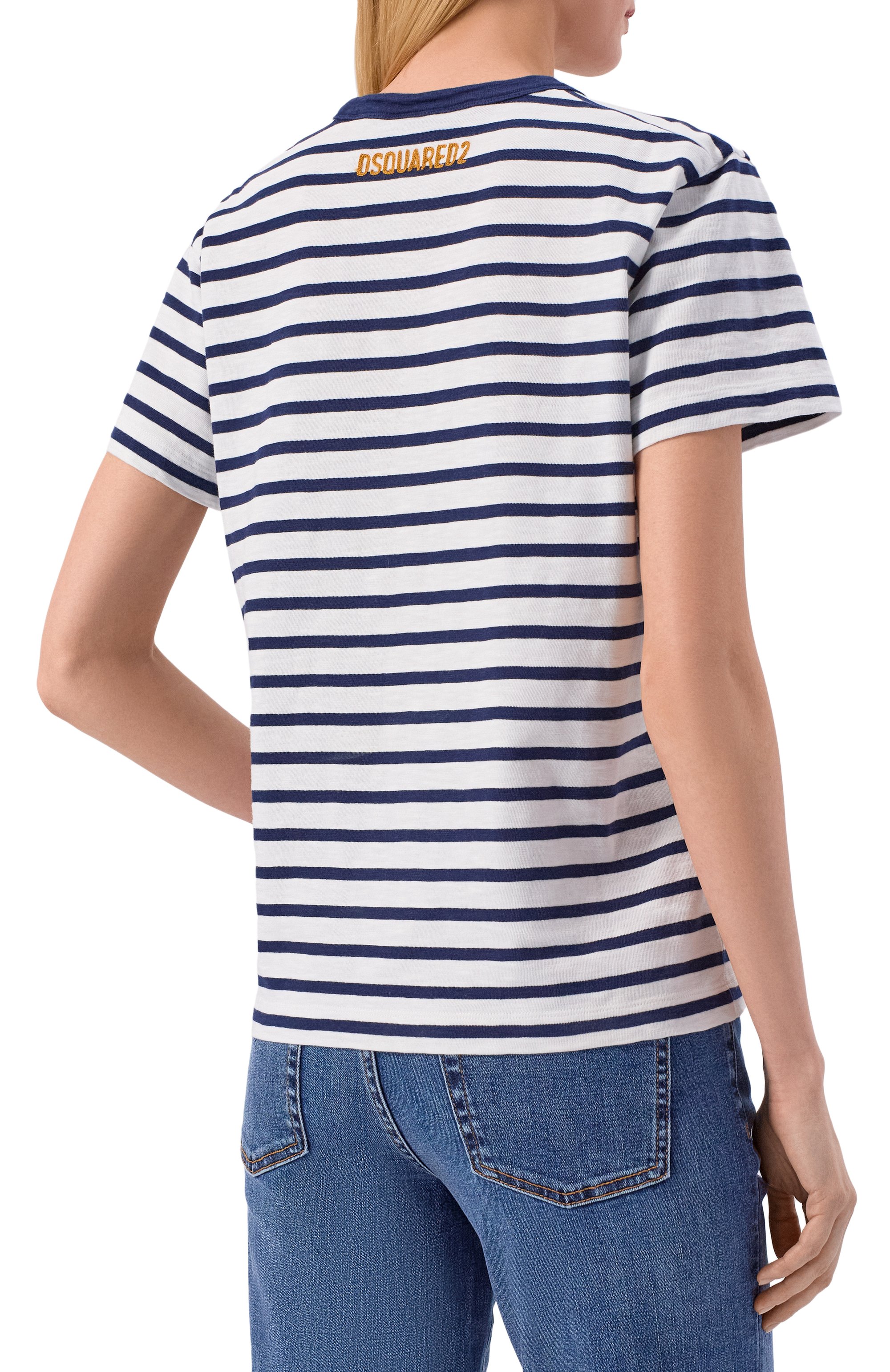 Хлопковая футболка DSQUARED2, арт. S75GD0515/D20107, фото 4