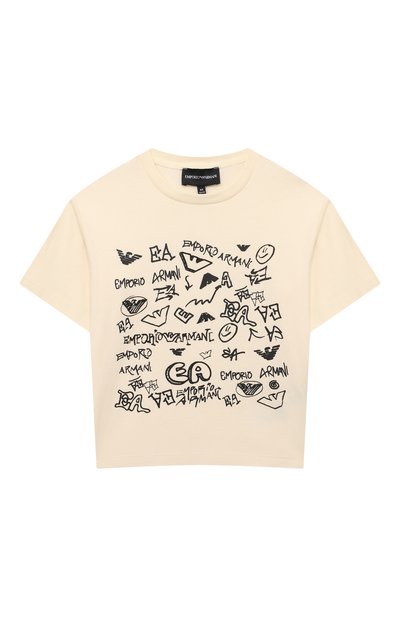 Хлопковая футболка EMPORIO ARMANI, арт. EB000027/AF10382, фото 1