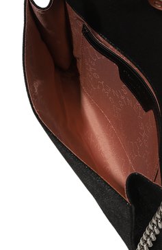 Женская сумка falabella mini STELLA MCCARTNEY черного цвета, арт. 581238/W9132 | Фото 5 (Размер: mini; Ремень/цепочка: На ремешке; Сумки-технические: Сумки через плечо; Материал: Текстиль; Материал сплава: Проставлено; Драгоценные камни: Проставлено)