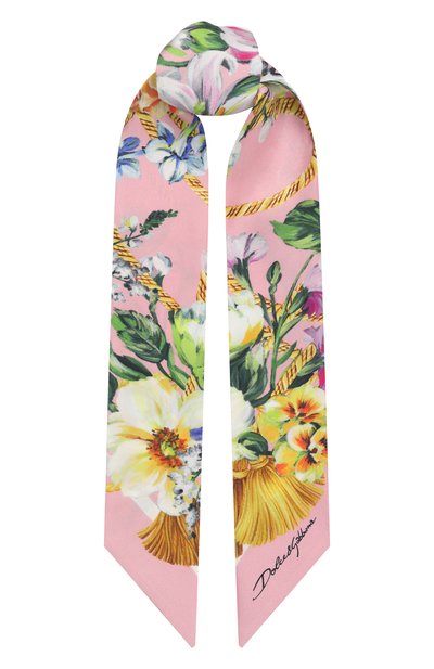 Шелковый шарф-твилли DOLCE & GABBANA, арт. FS215A/GDCUT, фото 1