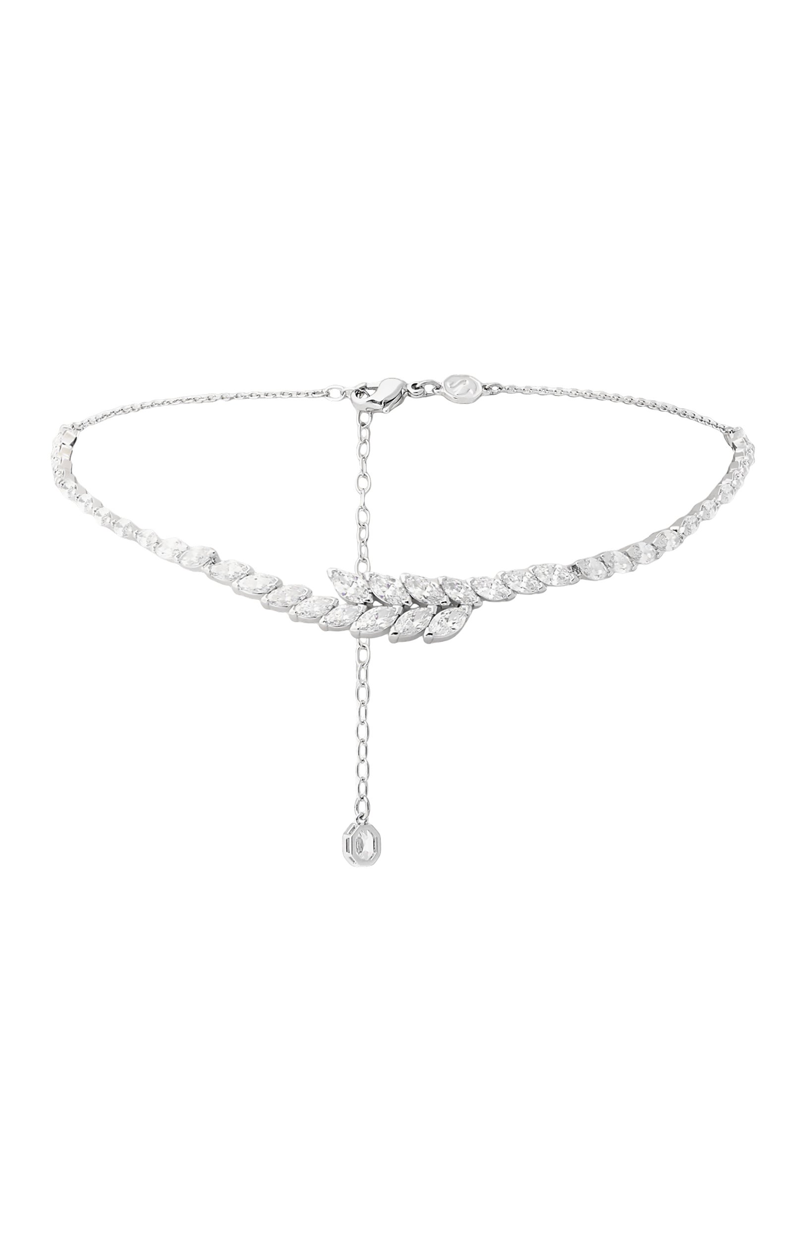 Колье mesmera SWAROVSKI серебряного цвета по цене 46200 руб., арт. 5748004, фото 1 Колье mesmera SWAROVSKI, арт. 5748004, фото 1