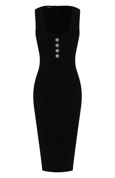 Женское платье из вискозы BALMAIN, арт. TF06527/K063