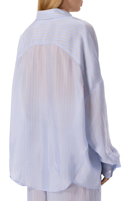 Рубашка Dries Van Noten 130700/3276 Голубой  130700/3276 Фото 4