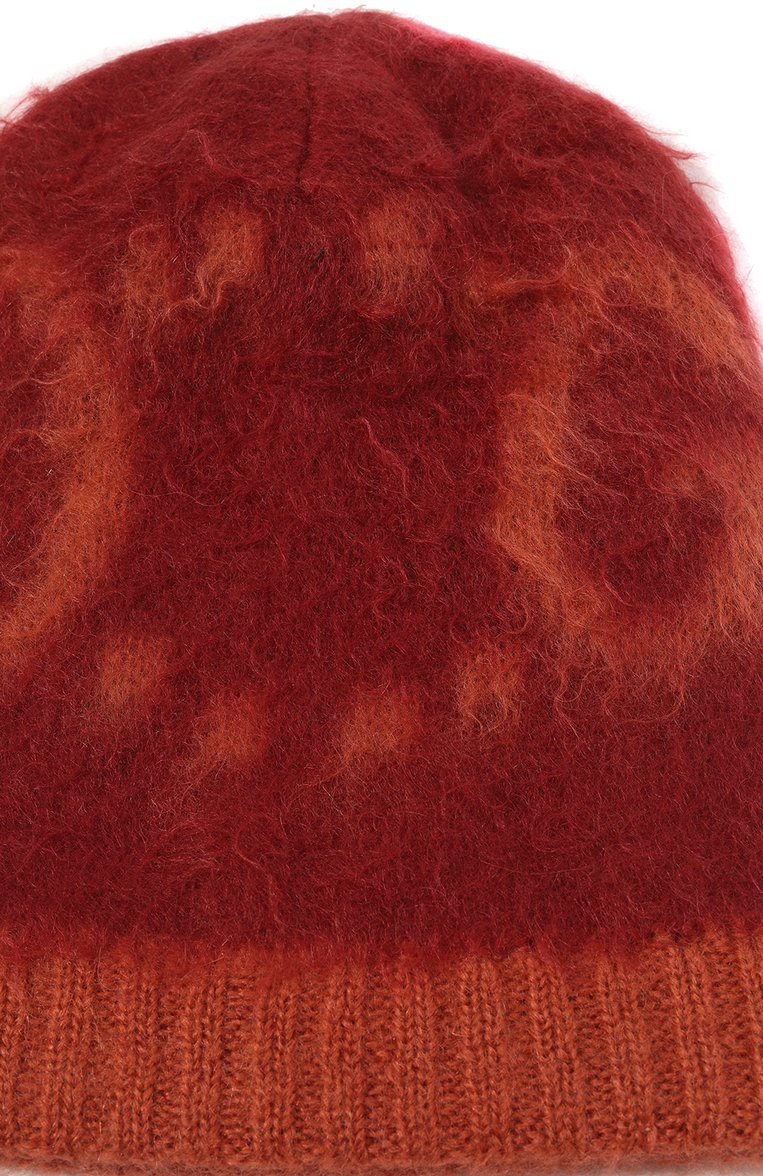 Женская шапка GUCCI красного цвета, арт. 638679 3GF96 | Фото 4 (Материал: Синтетический материал, Текстиль, Шерсть; Нос: Не проставлено; Региональные ограничения белый список (Axapta Mercury): Не проставлено)