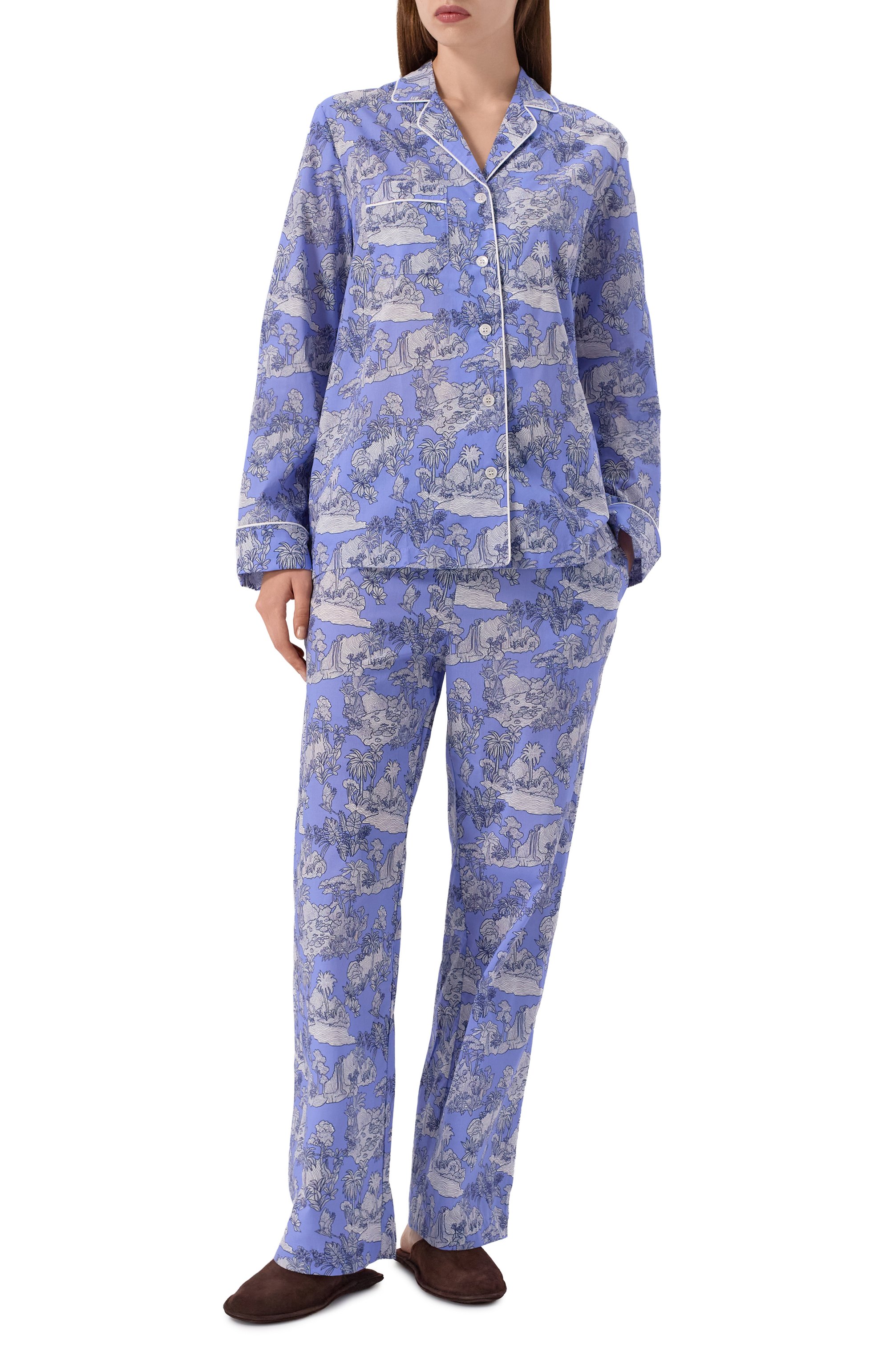 Хлопковая пижама DEREK ROSE, арт. 2012/LEDB090, фото 2