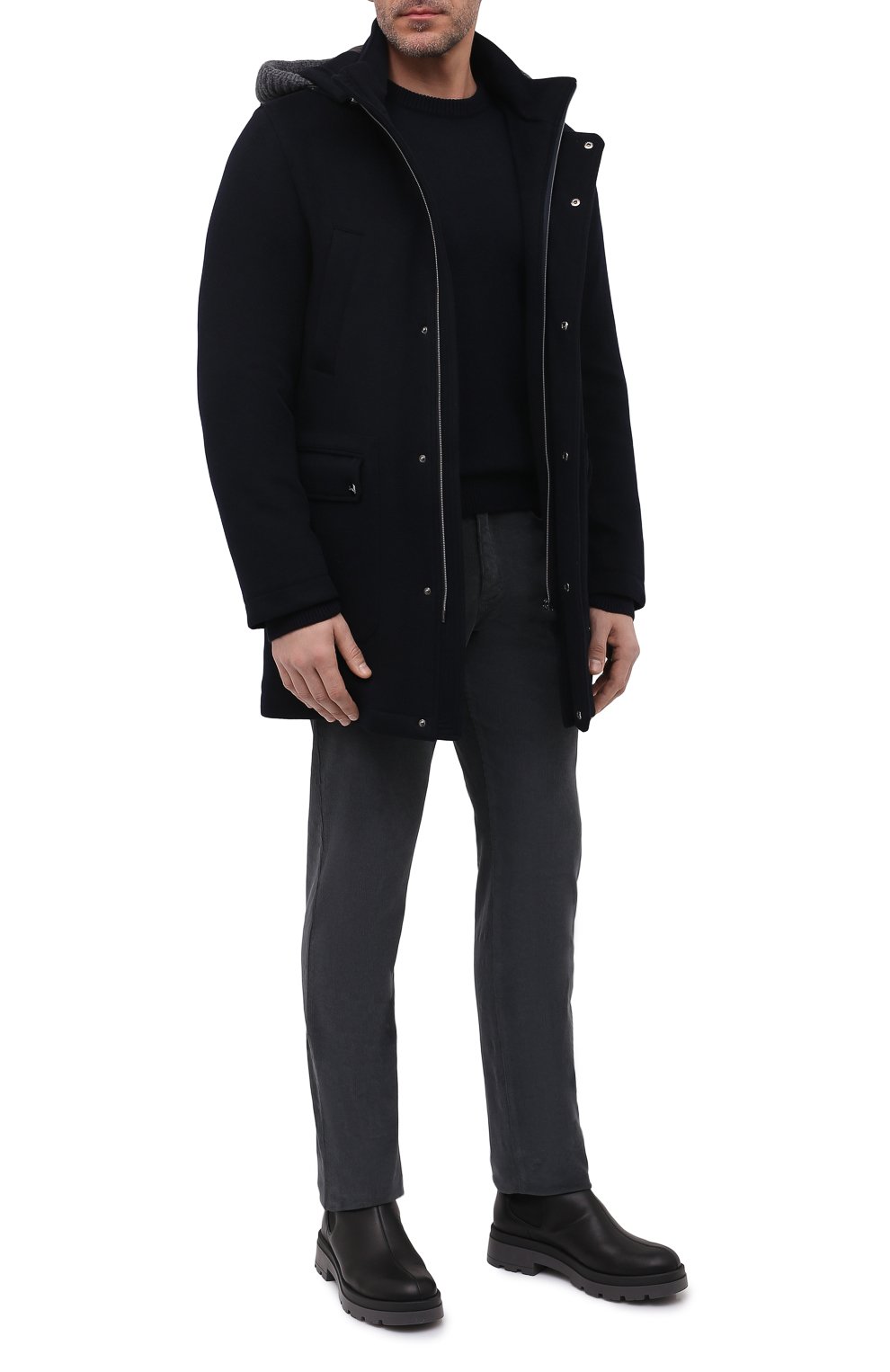 Пуховик из шерсти и кашемира HERNO, арт. PI0802U/33318, фото 2