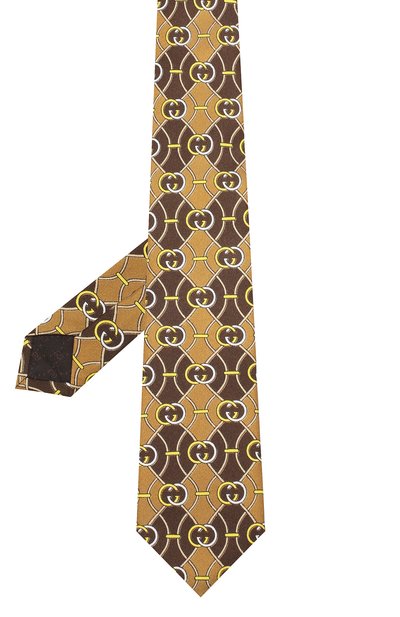 Шелковый галстук GUCCI, арт. 561986/4E001, фото 2