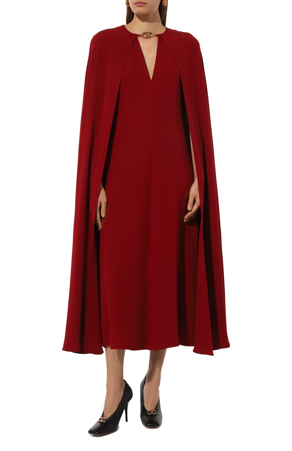 Шелковое платье VALENTINO, арт. 5B3VA9Y01MM, фото 3