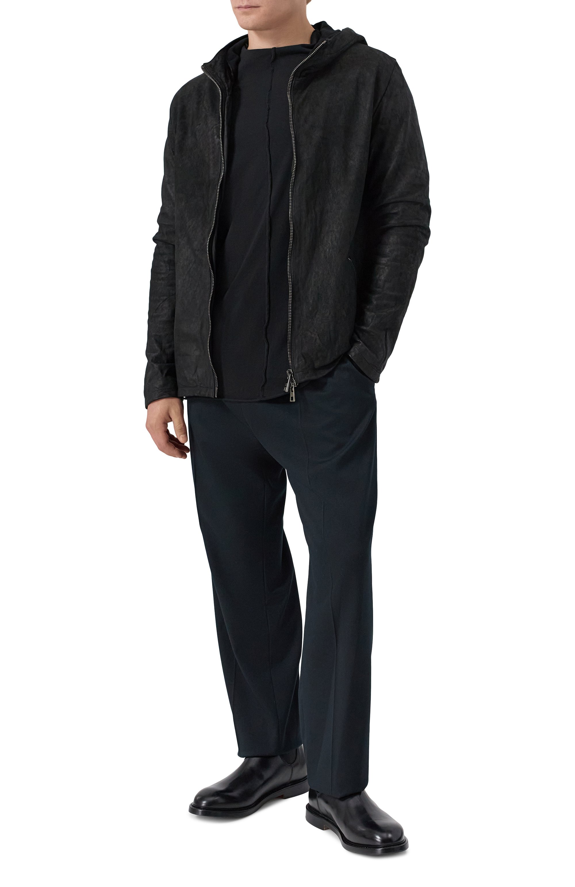 Кожаная куртка GIORGIO BRATO, арт. GU26F26098NAPSTM, фото 2