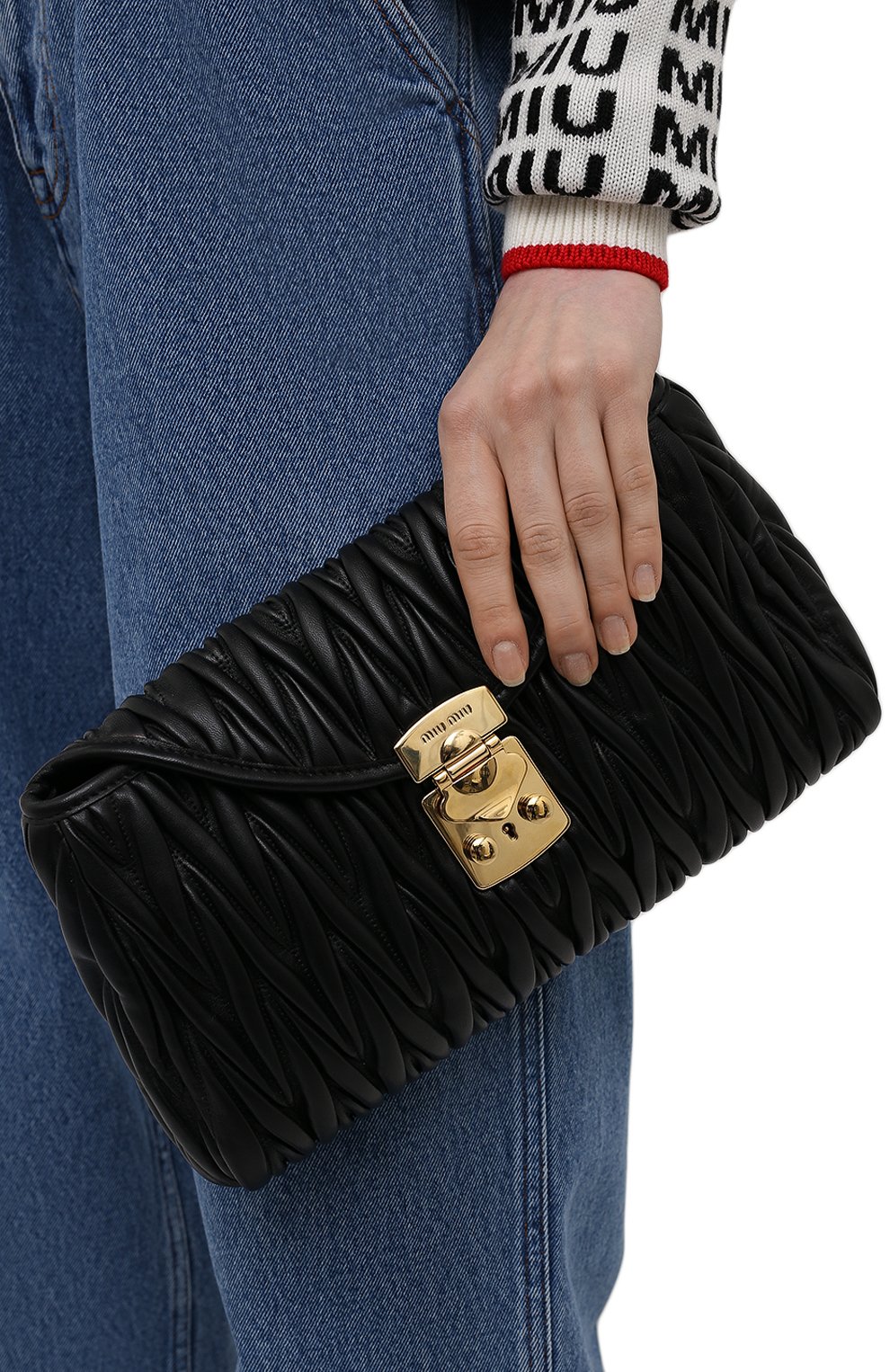 Клатч MIU MIU, арт. 5BF113-N88-F0002-COO, фото 2