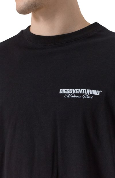 Хлопковый лонгслив DIEGO VENTURINO, арт. DVTSMLCL0G0, фото 5