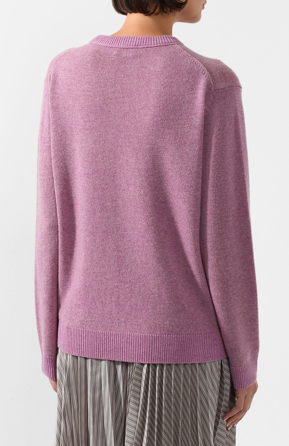 Кашемировый пуловер ACNE STUDIOS розового цвета по цене 38600 руб., арт. C60013/W, фото 4 Кашемировый пуловер ACNE STUDIOS, арт. C60013/W, фото 4