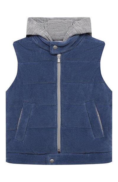 Утепленный жилет из вельвета ELEVENTY, арт. ET2Q12 V0103/6-10, фото 1