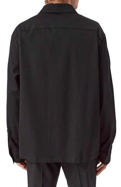 Шерстяная рубашка BALMAIN, арт. EH1HS391/WB01, фото 4