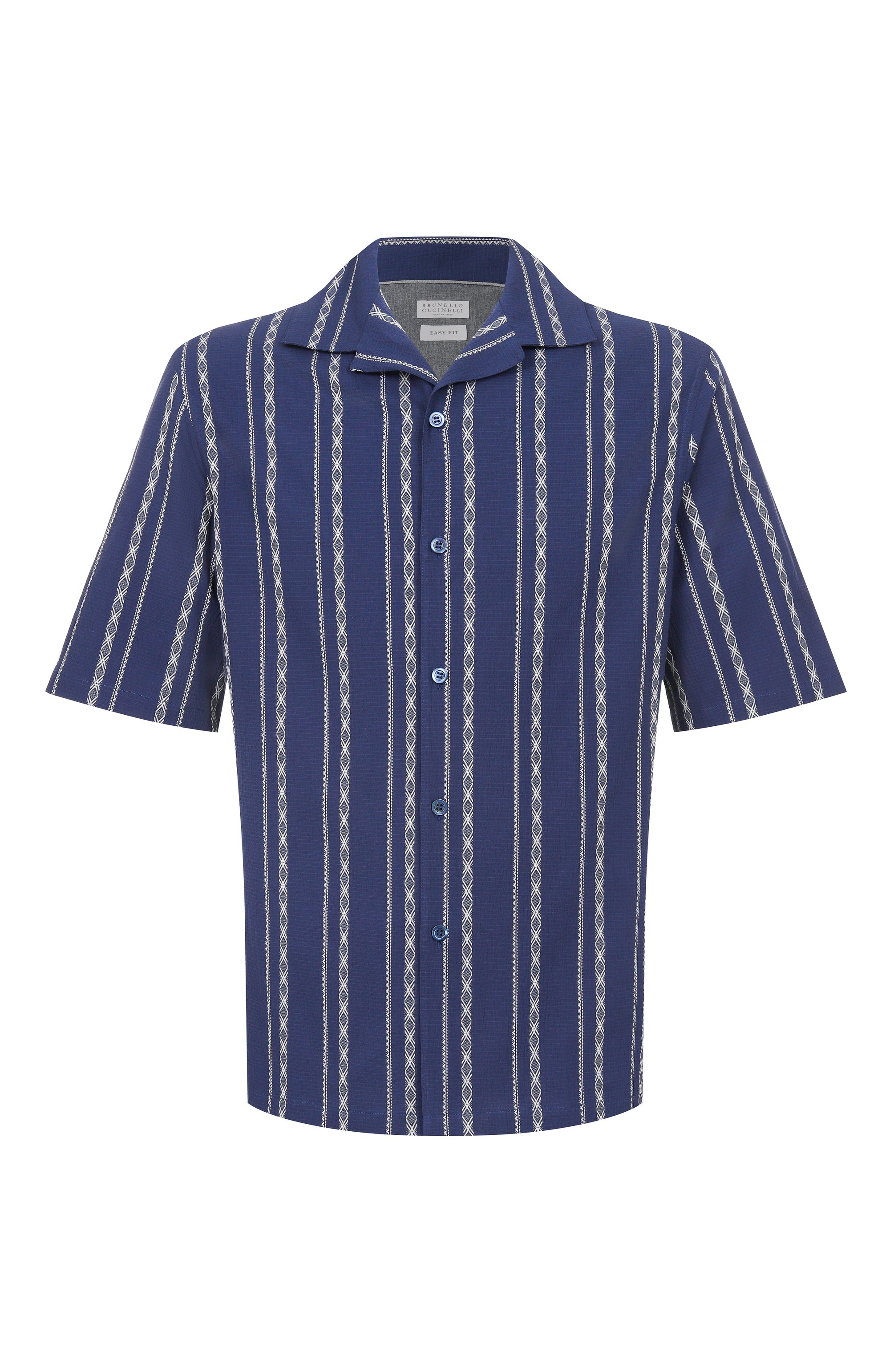Хлопковая рубашка BRUNELLO CUCINELLI, арт. MA6870615, фото 1