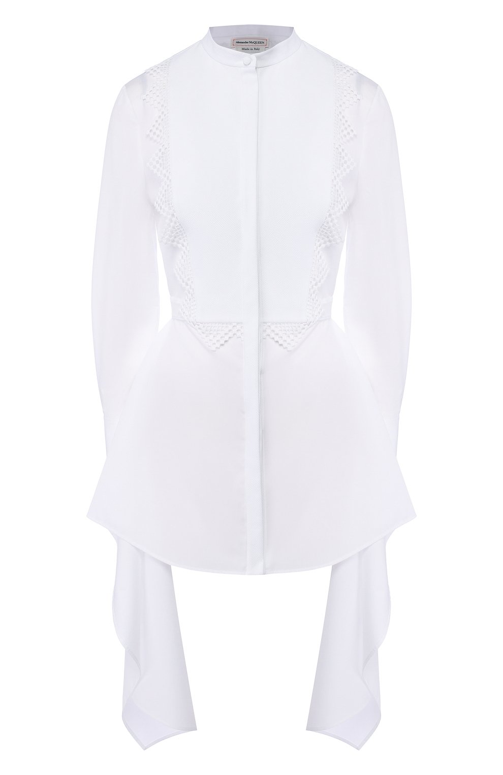 Хлопковая блузка ALEXANDER MCQUEEN, арт. 620397/QAAAD, фото 1