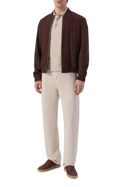 Замшевый бомбер BOSS, арт. 50543213, фото 2