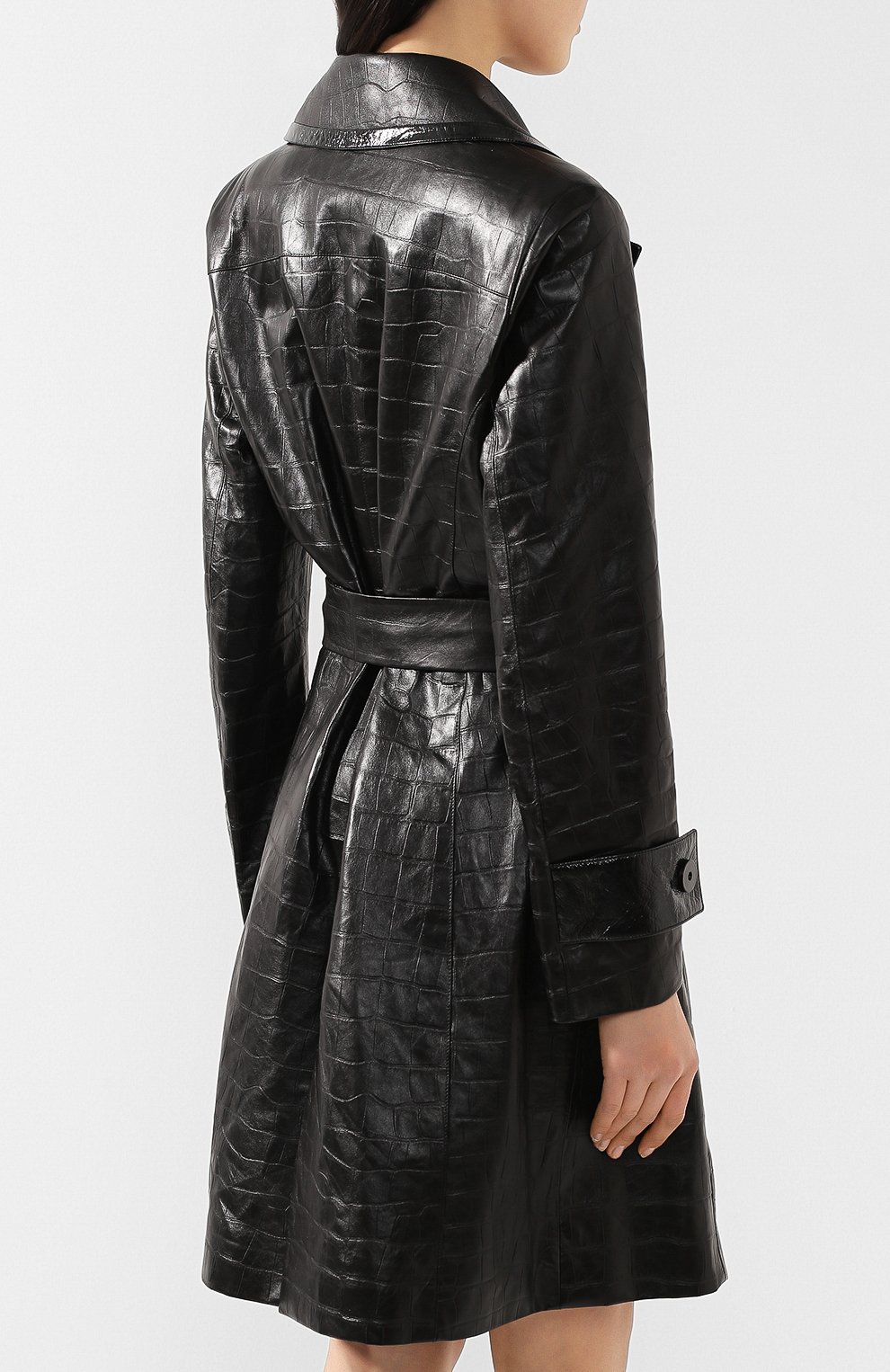 Кожаный тренч DROME, арт. DPD5681P/D1796P, фото 4