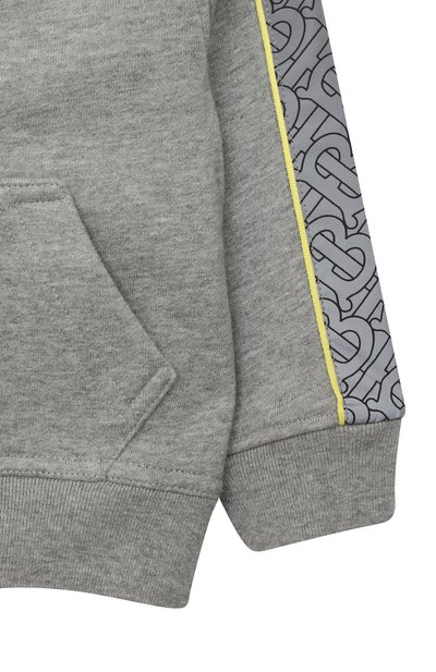 Хлопковая толстовка BURBERRY, арт. 8033024, фото 3