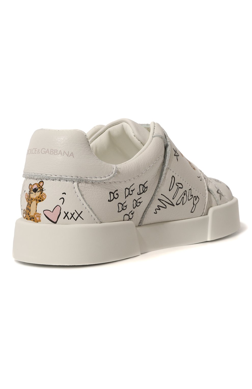 Кожаные кеды DOLCE & GABBANA, арт. DN0143/AA341, фото 3