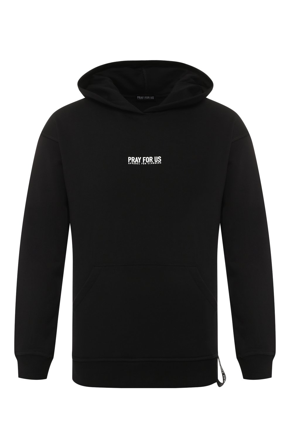 Хлопковое худи PRAY FOR US, арт. BRH 02 BLACK, фото 1