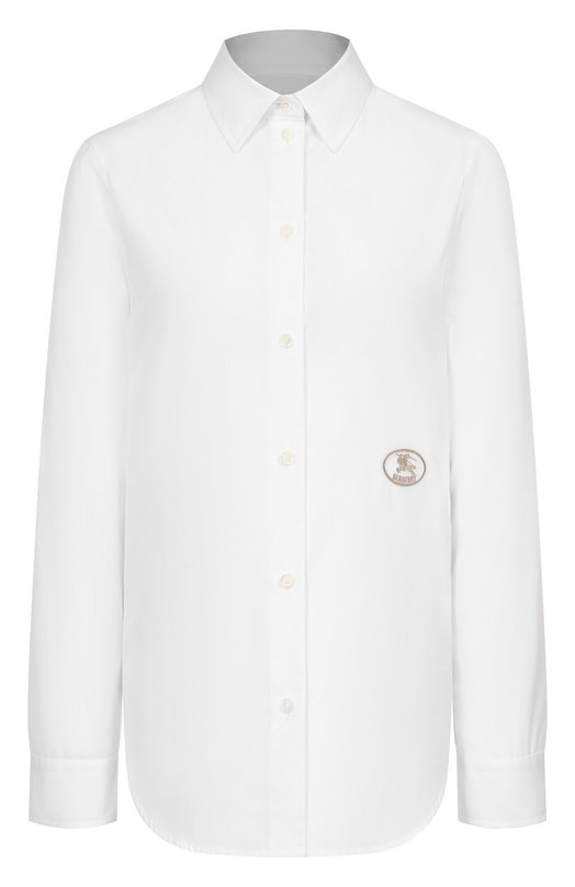 Хлопковая рубашка Burberry 8110903 Белый 8110903