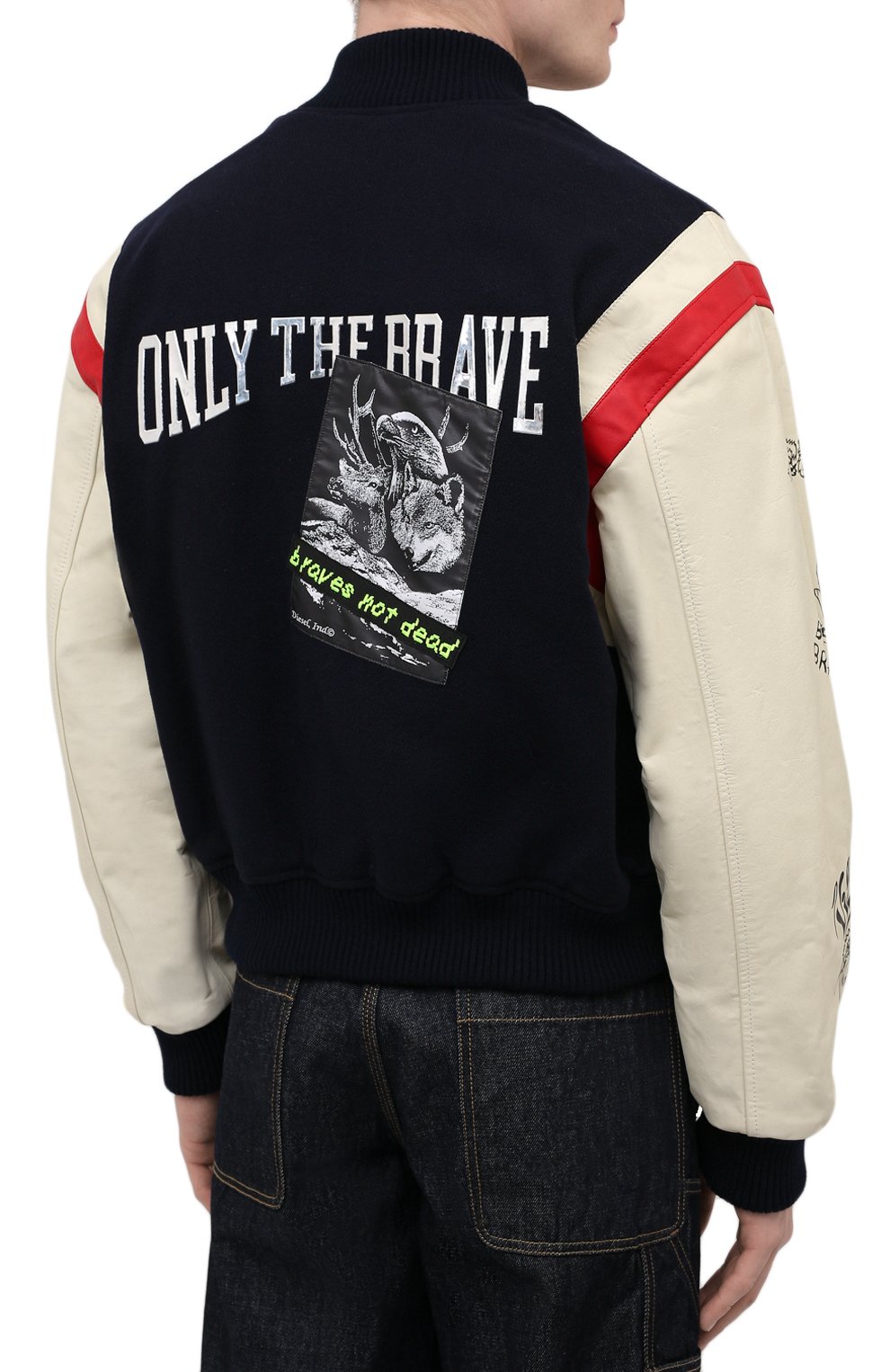 Комбинированный бомбер DIESEL, арт. A01961/0LBAC, фото 4