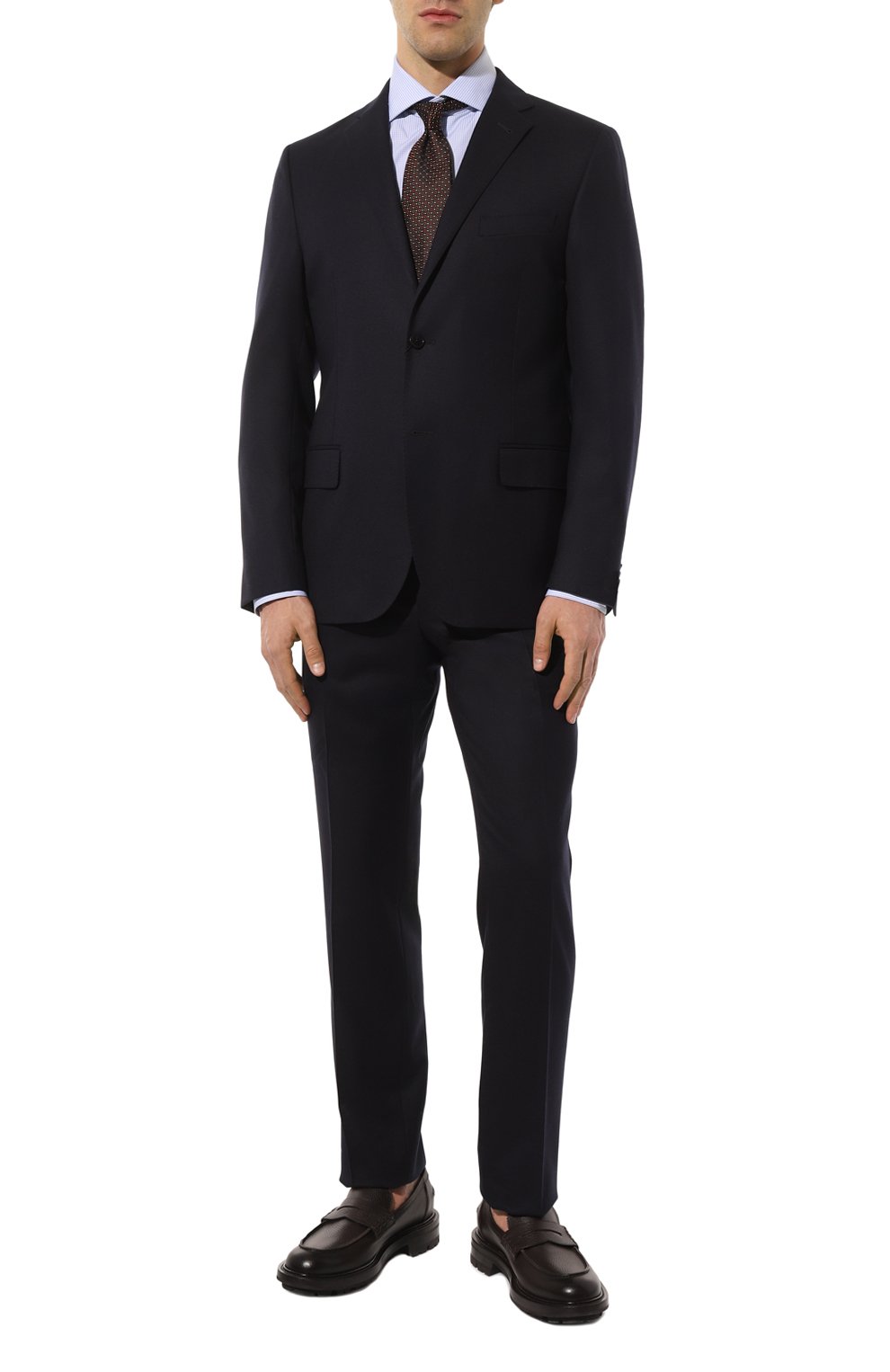 Хлопковая сорочка ZEGNA, арт. 601040A6/9MS0BA, фото 2