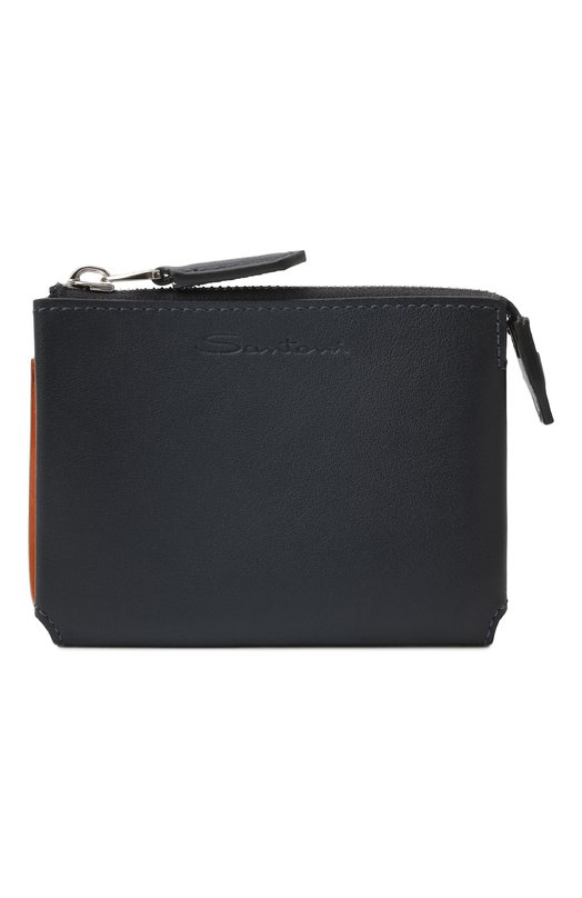 Кожаное портмоне Santoni UFPGA2636F0-AFSE Синий UFPGA2636F0-AFSE