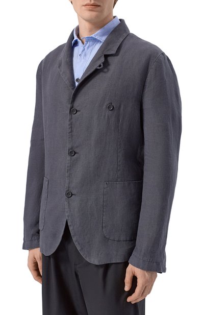 Льняной пиджак HANNES ROETHER, арт. J0P32PE.602, фото 3