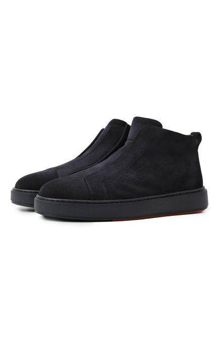 Мужские замшевые кеды cleanic SANTONI, арт. MBCG221050CATGEL