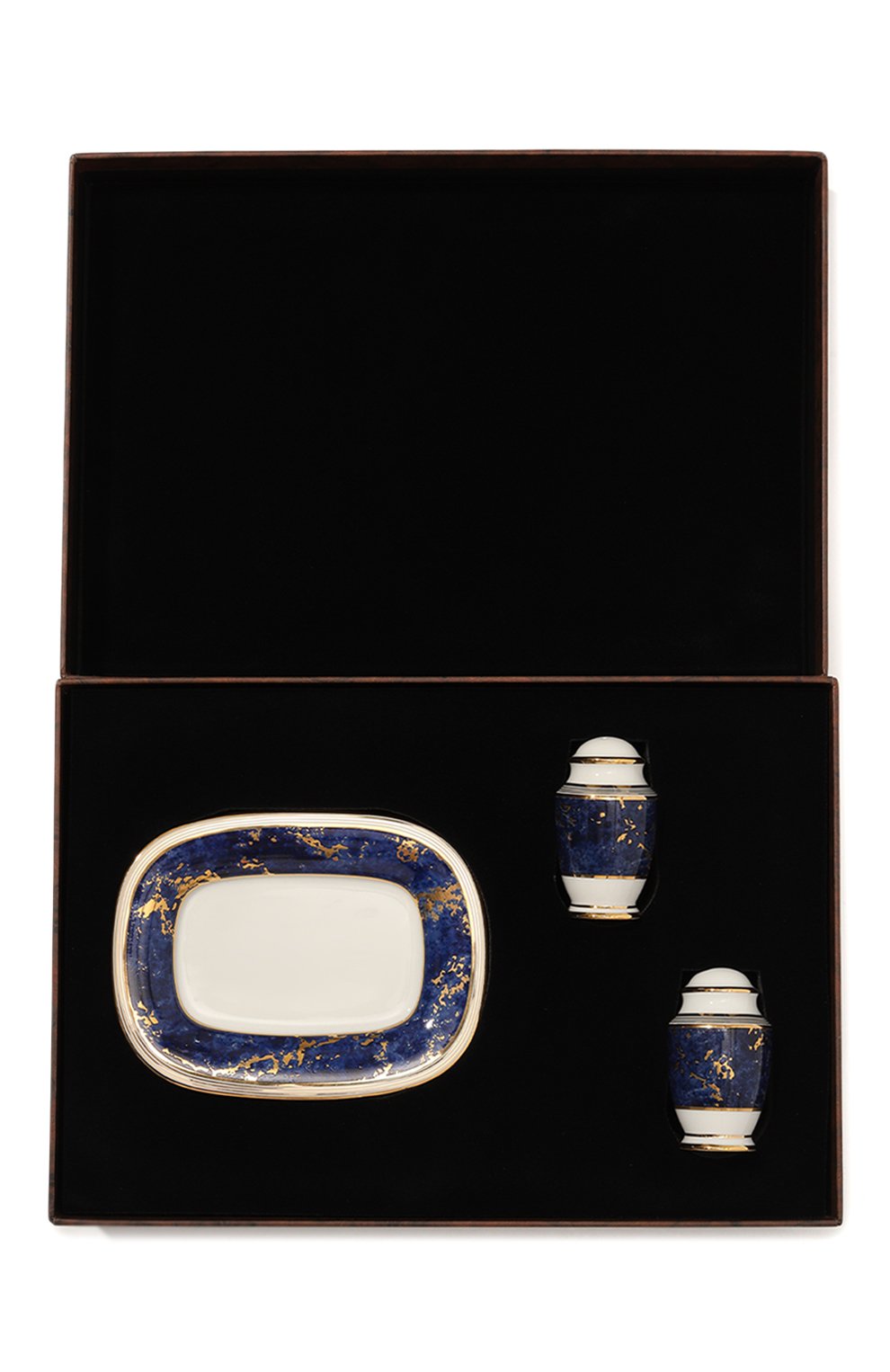 Набор из солонки и перечницы на подносе STEFANO RICCI, арт. 0SALPEP001/LAPIS2, фото 5