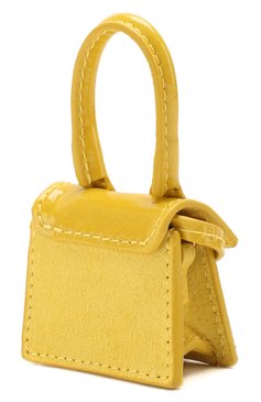 Женская сумка le petit chiquito JACQUEMUS желтого цвета, арт. 201AC18/60250 | Фото 3 (Ремень/цепочка: На ремешке; Материал: Натуральная кожа; Размер: mini; Сумки-технические: Сумки через плечо; Материал сплава: Проставлено; Драгоценные камни: Проставлено)