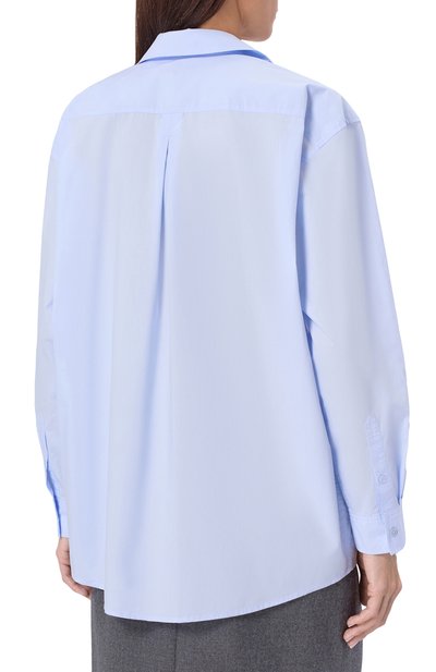 Хлопковая рубашка TOTEME, арт. 252-WRT0480-FB0415, фото 4