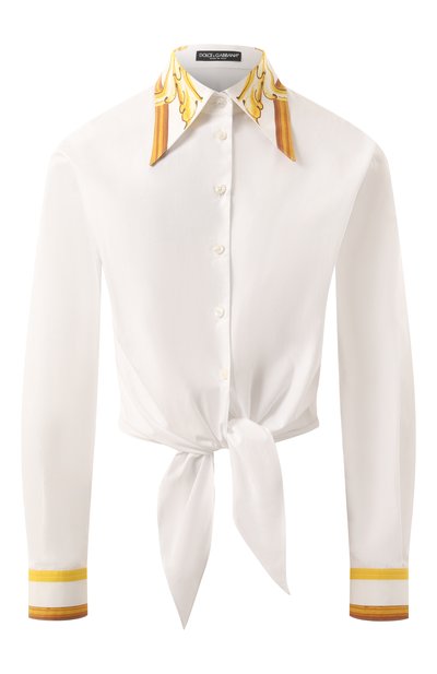 Женская хлопковая рубашка DOLCE & GABBANA, арт. F5P61T/GDCN2