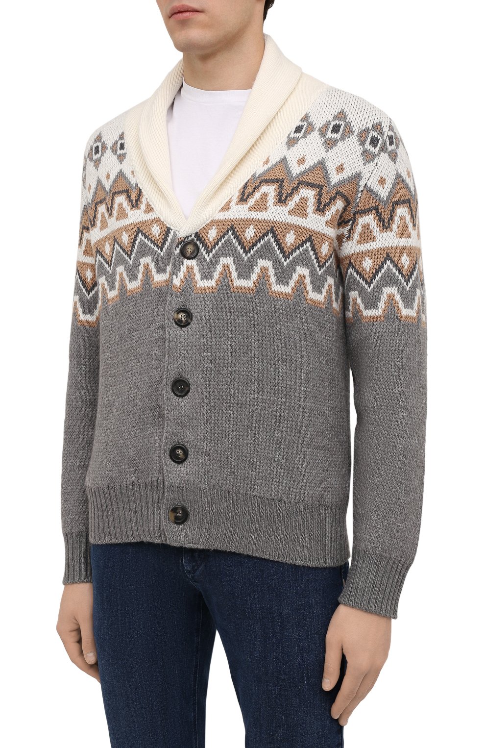 Шерстяной кардиган CANALI, арт. C0829/MK01269, фото 3