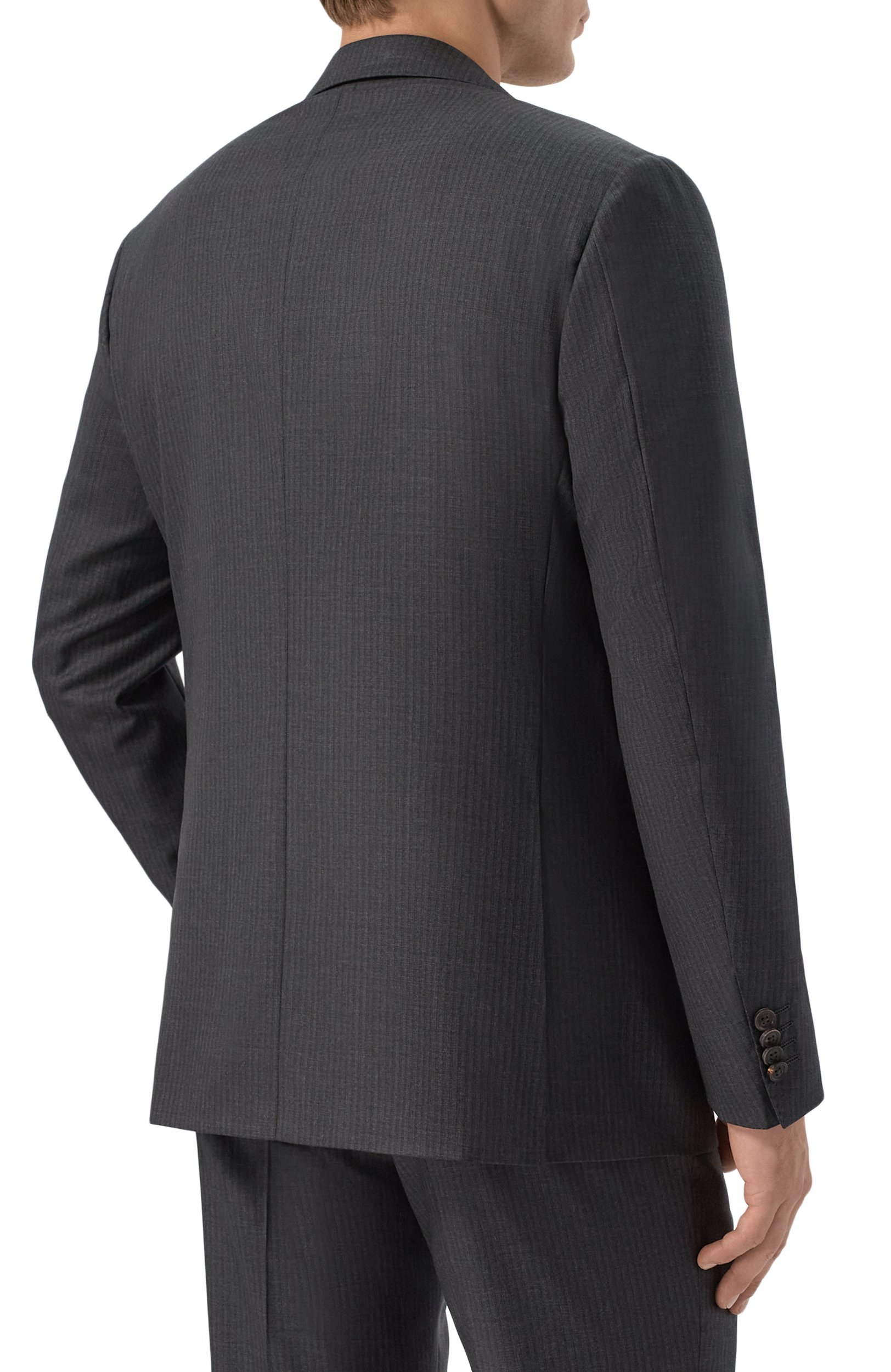 Шерстяной костюм CORNELIANI темно-серого цвета по цене 206500 руб., арт. 286008/2A17232_SET, фото 3 Шерстяной костюм CORNELIANI, арт. 286008/2A17232_SET, фото 3