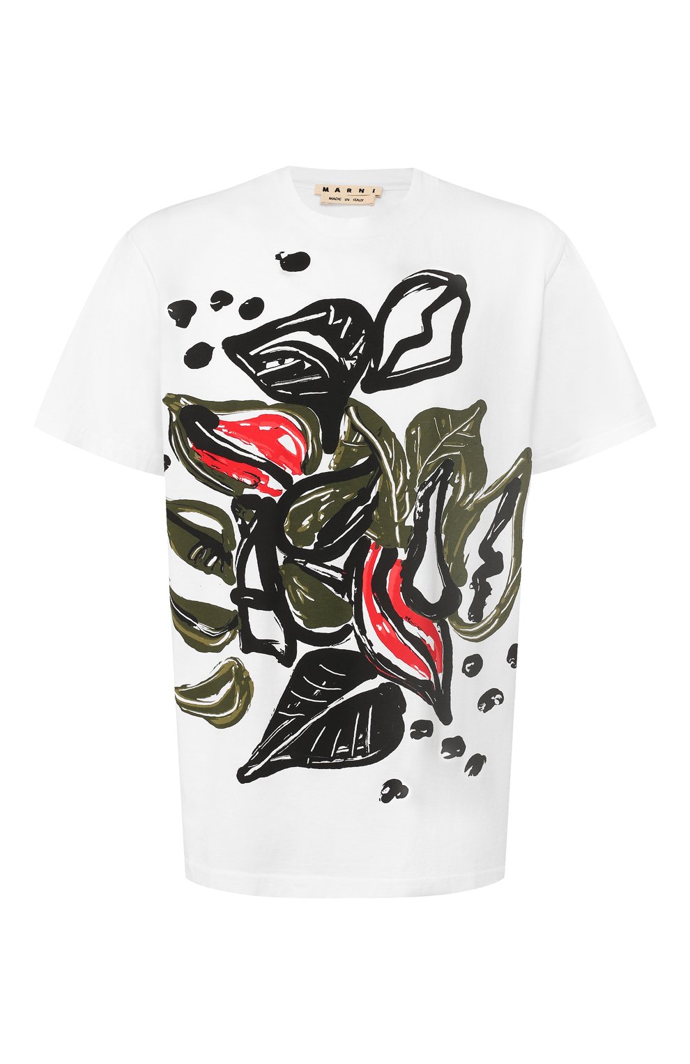 Хлопковая футболка MARNI, арт. HUMU0142P0/S22763, фото 1