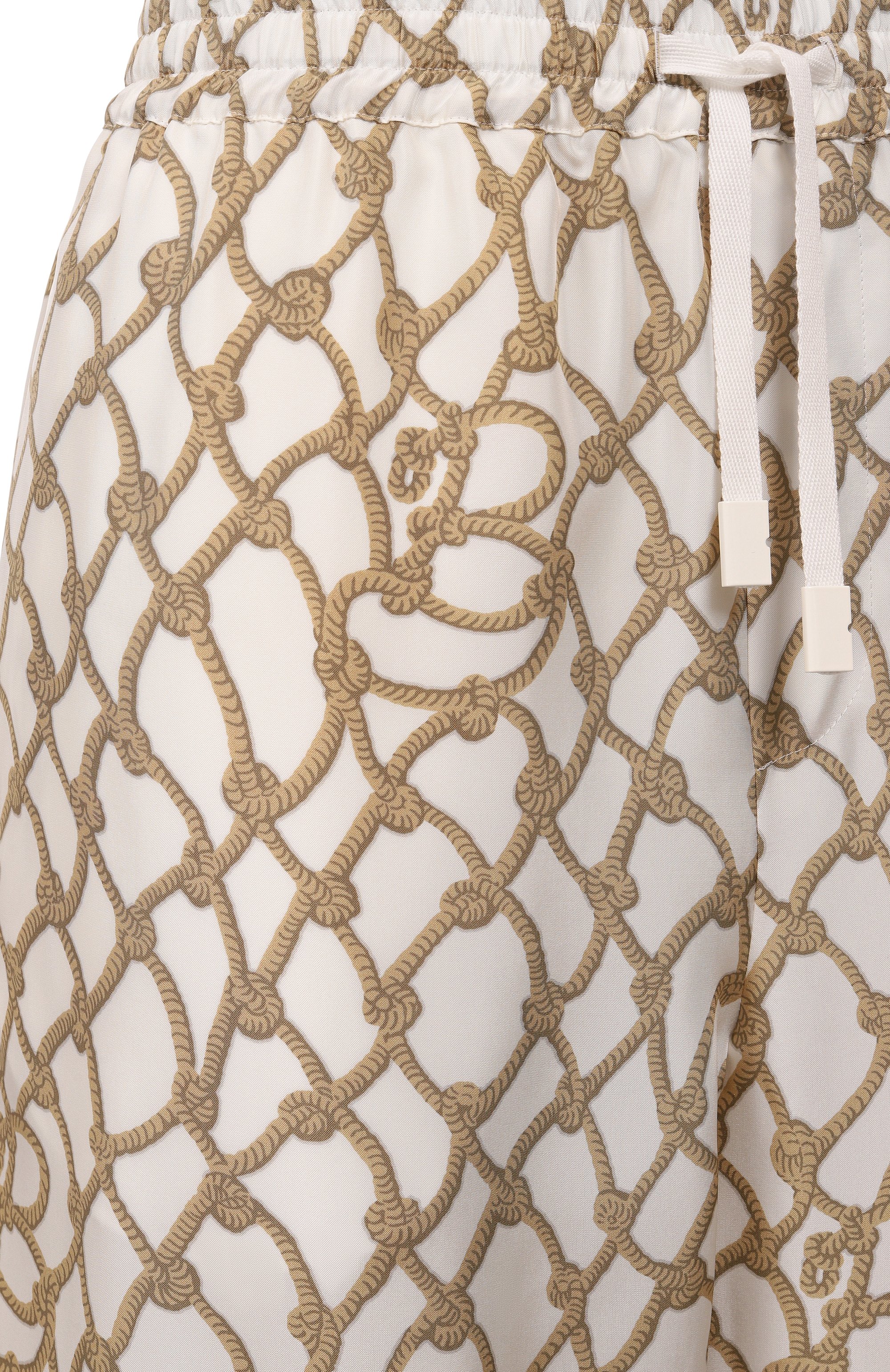 Шелковые брюки BURBERRY бежевого цвета по цене 190500 руб., арт. 8107048, фото 6 Шелковые брюки BURBERRY, арт. 8107048, фото 6