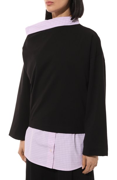 Хлопковый топ DRIES VAN NOTEN, арт. 242-011120-9603, фото 3