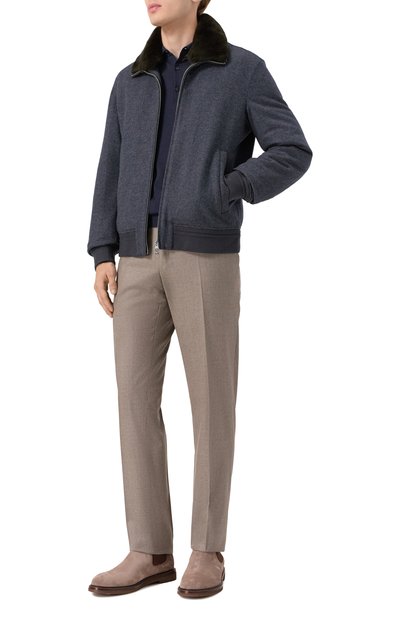 Бомбер с воротником из кролика MONTECORE, арт. F09MUCX932P/331, фото 2