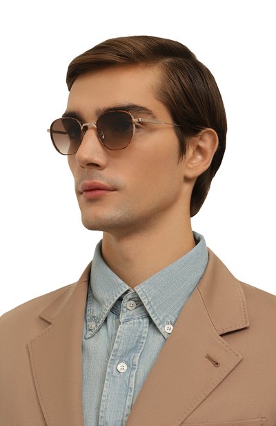 Солнцезащитные очки LUNETTERIE GENERALE, арт. STUDI0 54 WHITE G0LD GLB, фото 3