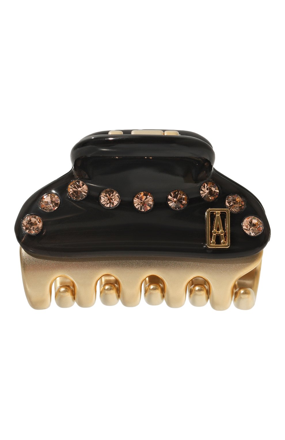 Заколка для волос ALEXANDRE DE PARIS черного цвета по цене 7960 руб., арт. ICCB-12831-03P23 ON, фото 1 Заколка для волос ALEXANDRE DE PARIS, арт. ICCB-12831-03P23 ON, фото 1