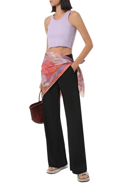 Шелковый платок хождение за три моря GOURJI, арт. T24TSEA7R, фото 2