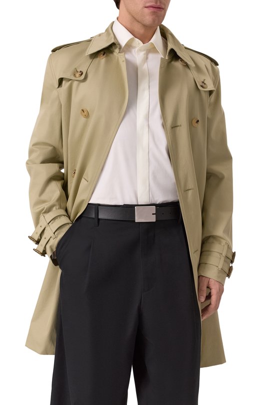 Двусторонний ремень Burberry 8104850 Чёрный  8104850 Фото 3