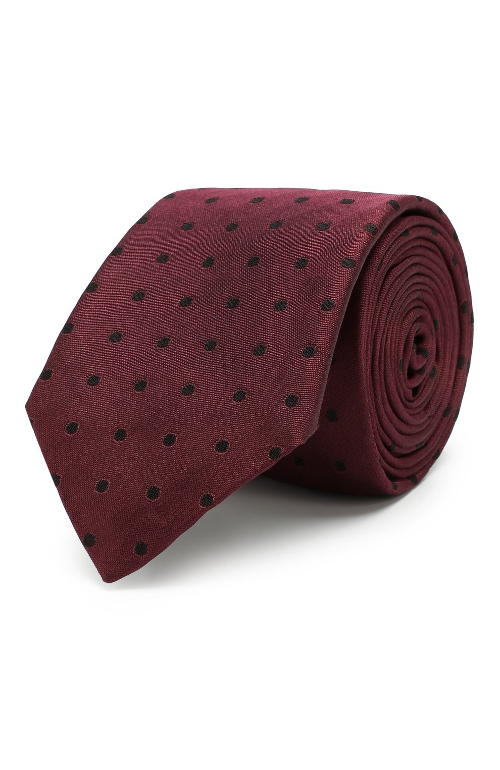 Шелковый галстук DOLCE & GABBANA бордового цвета по цене 23450 руб., арт. GT149E/G0JFY, фото 1 Шелковый галстук DOLCE & GABBANA, арт. GT149E/G0JFY, фото 1
